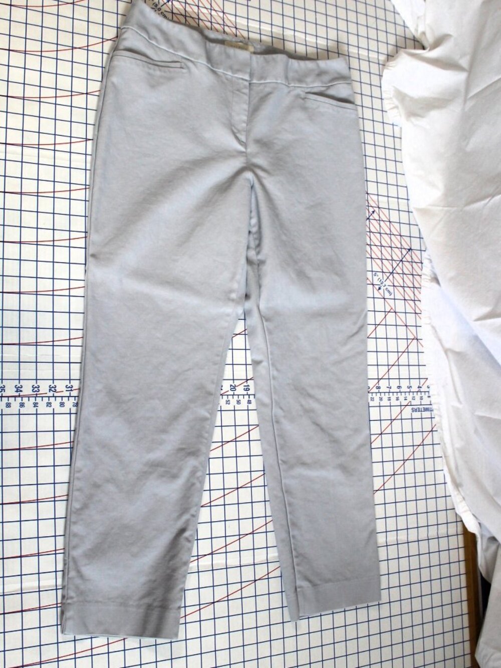 Talbots Pale Gray Career Pants Slacks Trousers 16